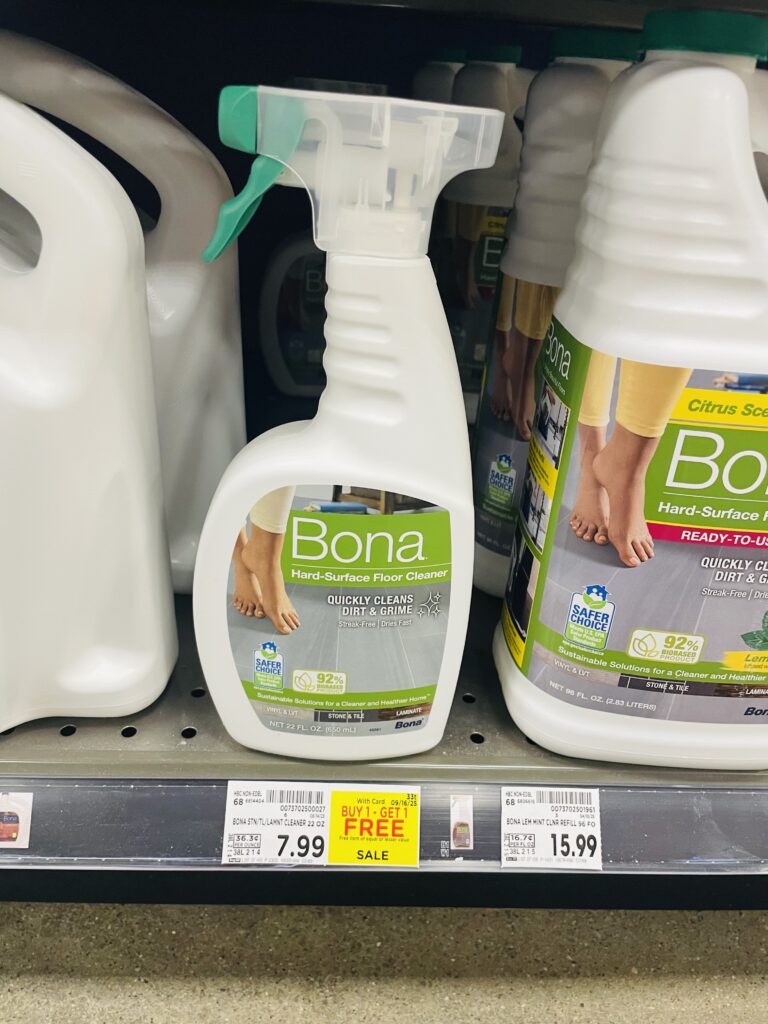 bona floor cleaner kroger shelf image