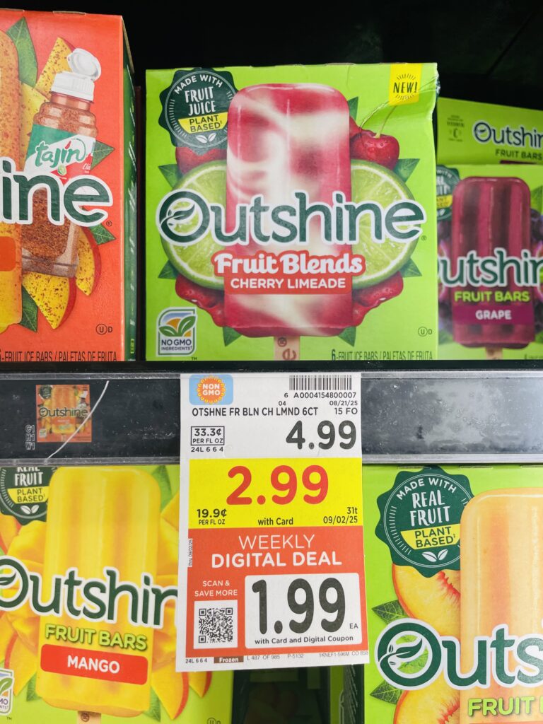 outshine bars kroger shelf image