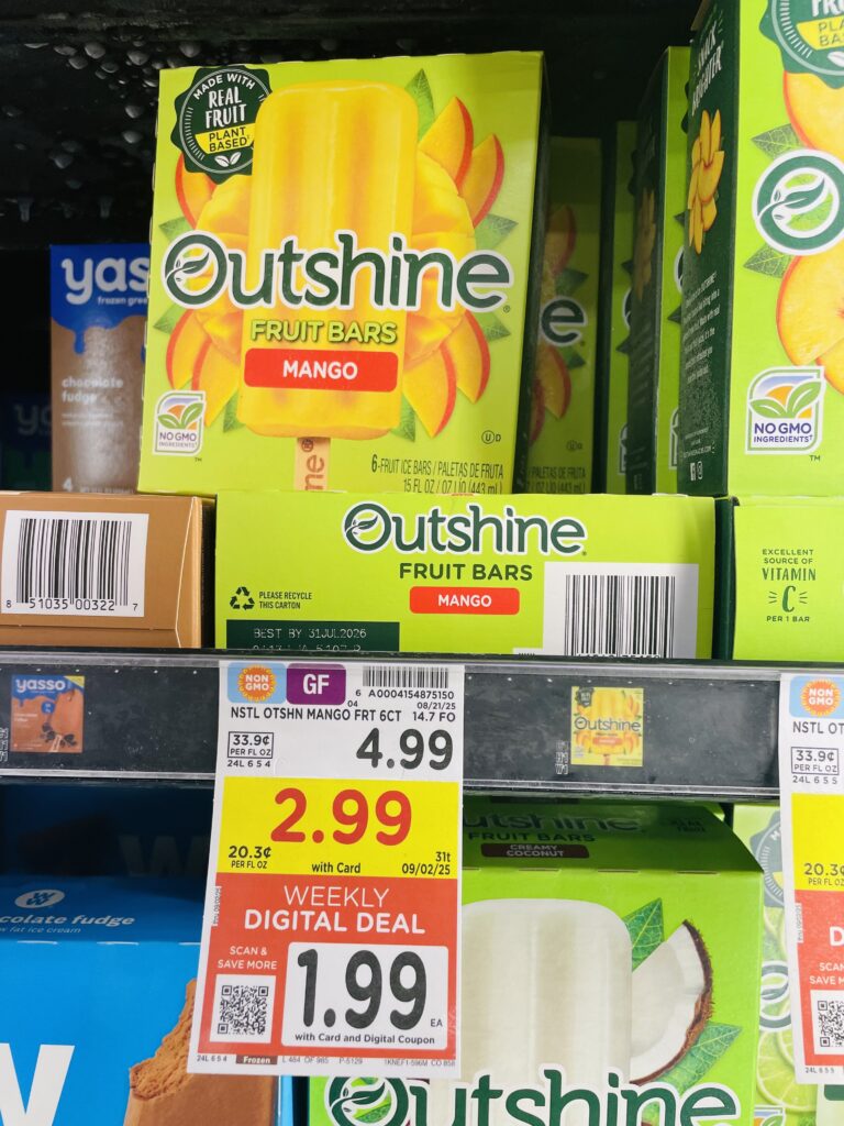 outshine bars kroger shelf image