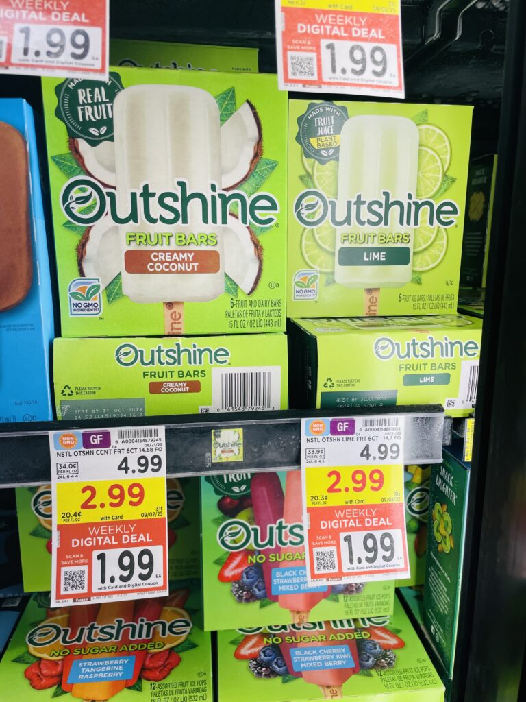 outshine bars kroger shelf image