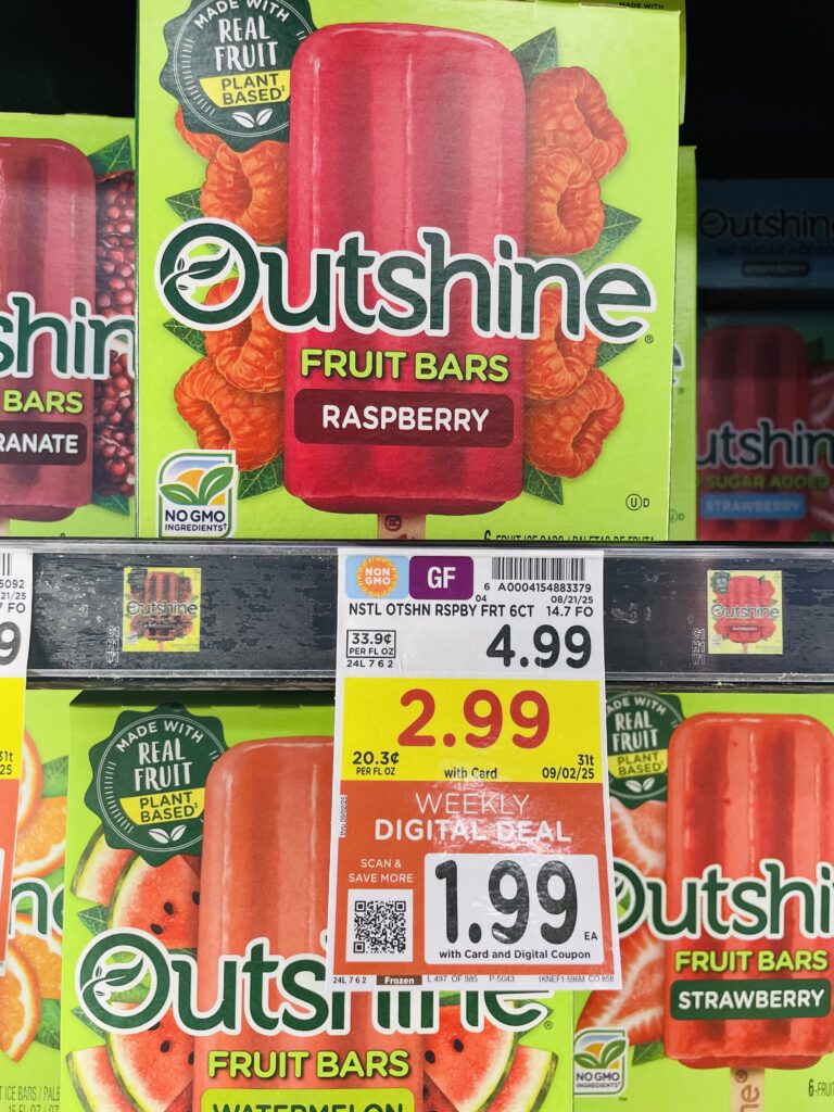 outshine bars kroger shelf image