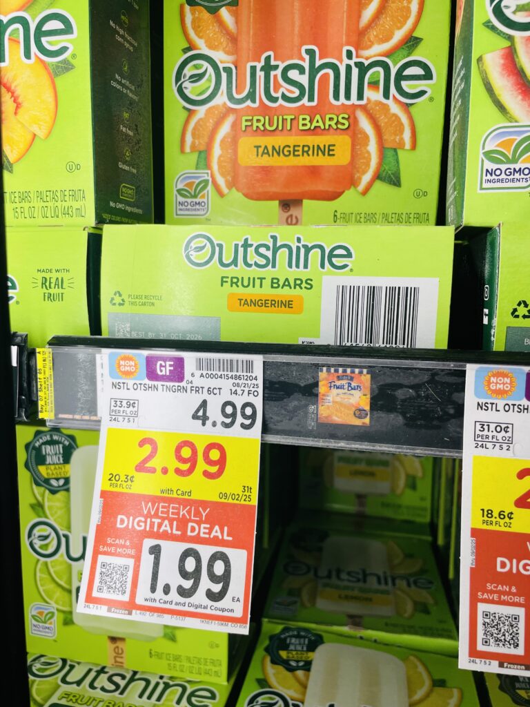 outshine bars kroger shelf image