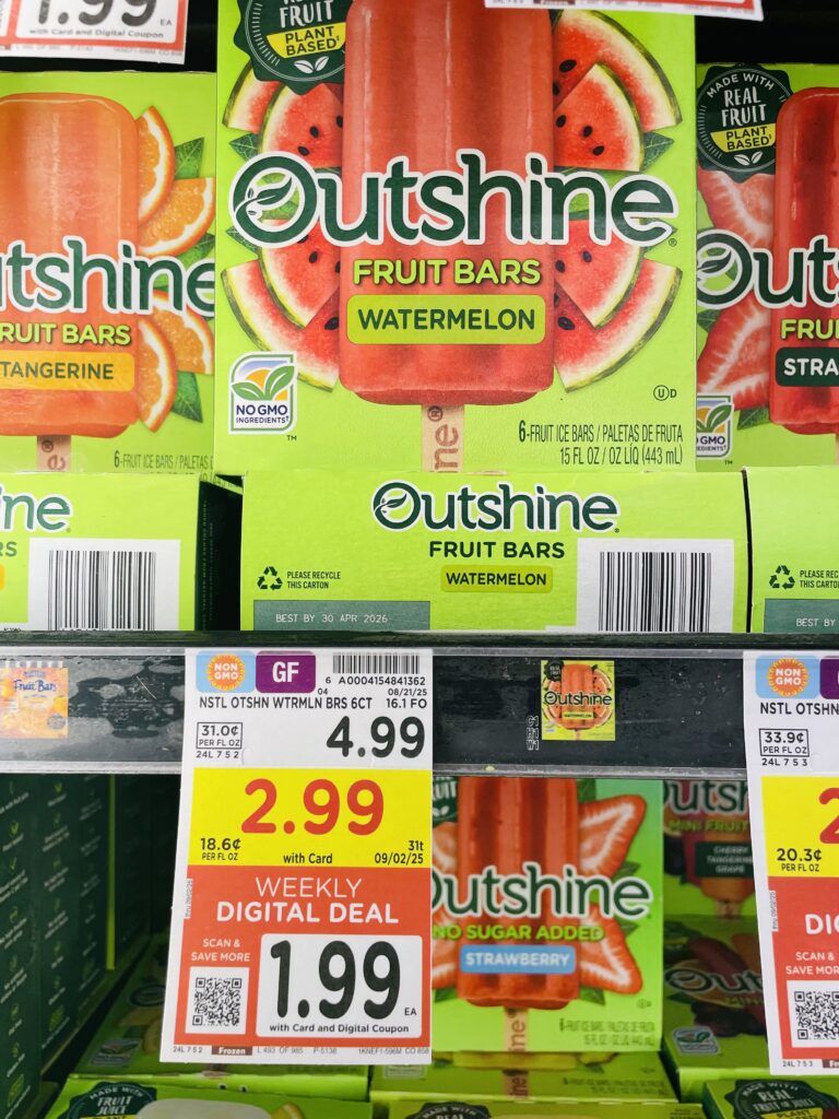 outshine bars kroger shelf image