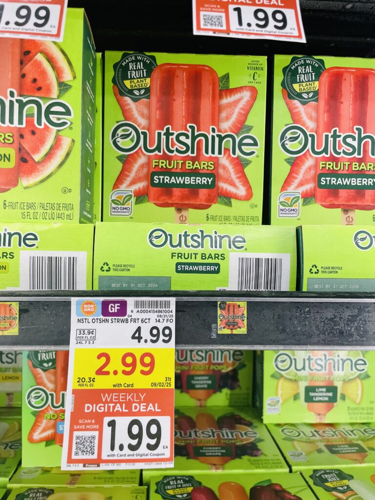 outshine bars kroger shelf image