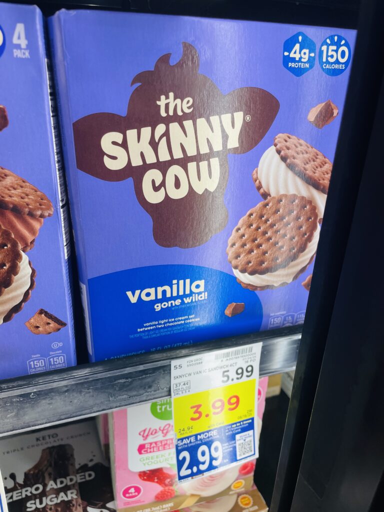 The Skinny Cow Ice Cream Kroger Shelf Image