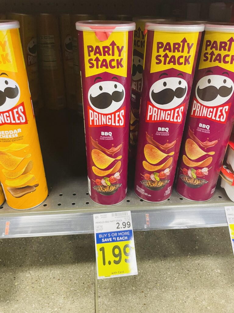 Pringles Kroger Shelf Image