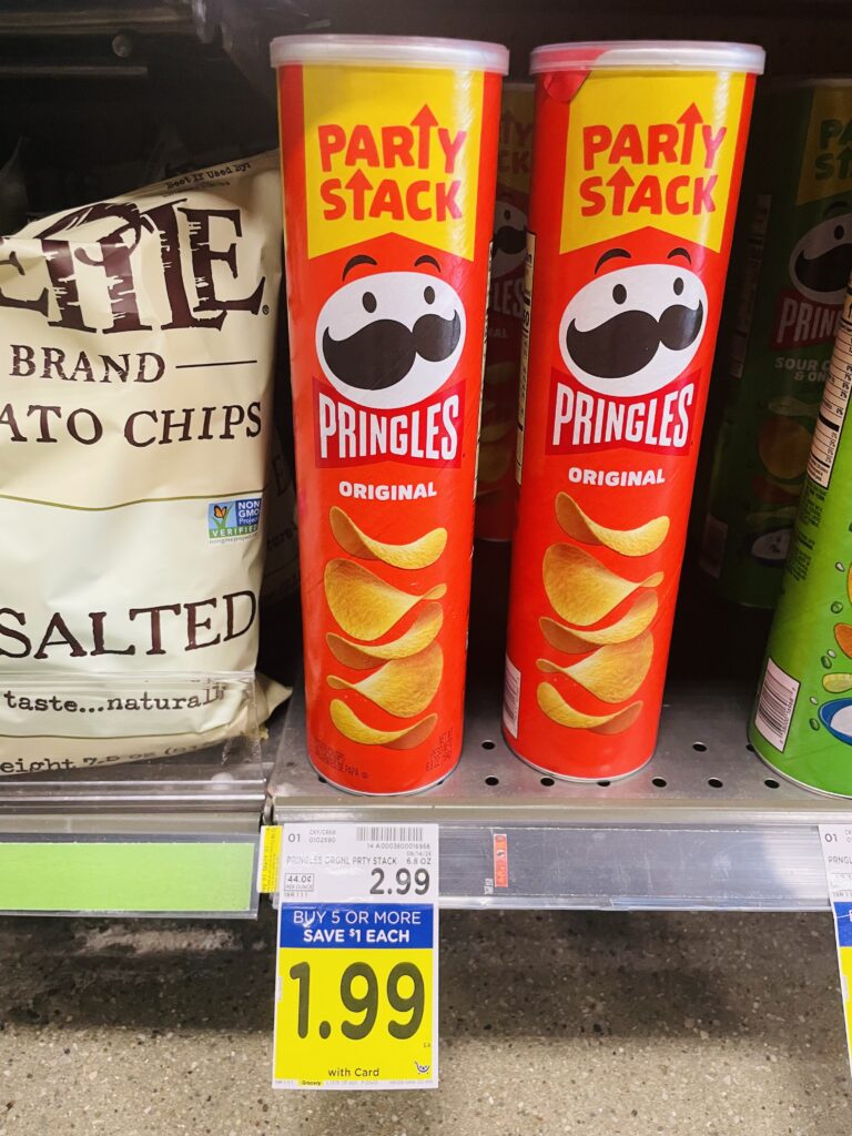 Pringles Kroger Shelf Image