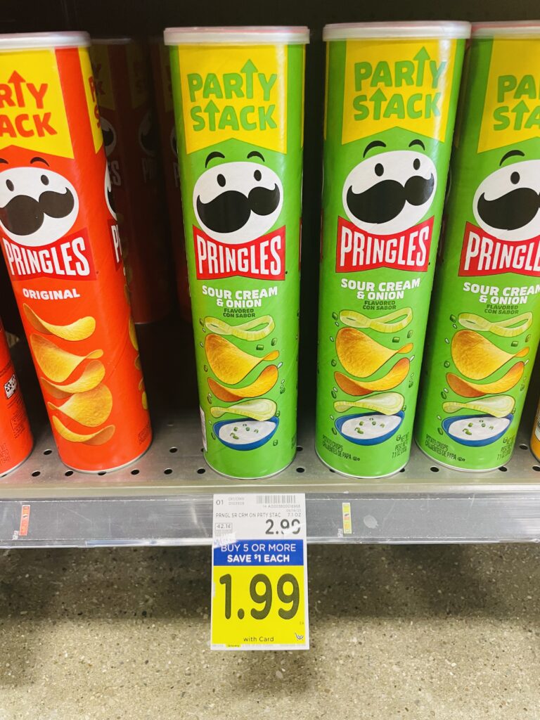 Pringles Kroger Shelf Image
