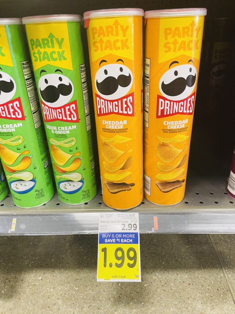 Pringles Kroger Shelf Image