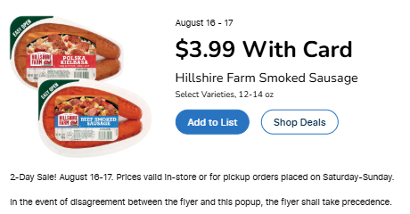 Kroger 2 Day Sale ad image