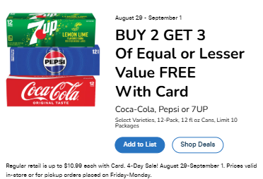 Kroger 4 day sale