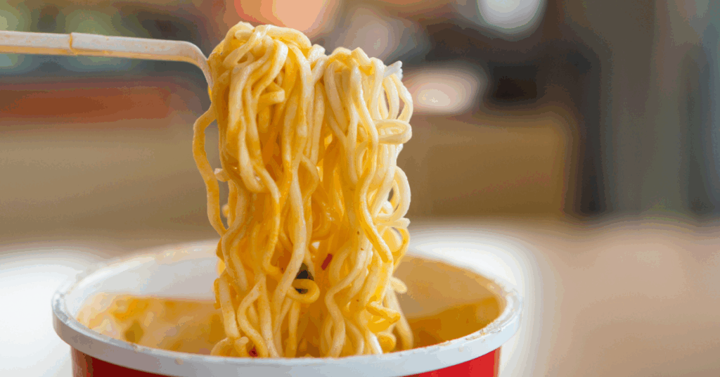 nissin and cup noodle ramen