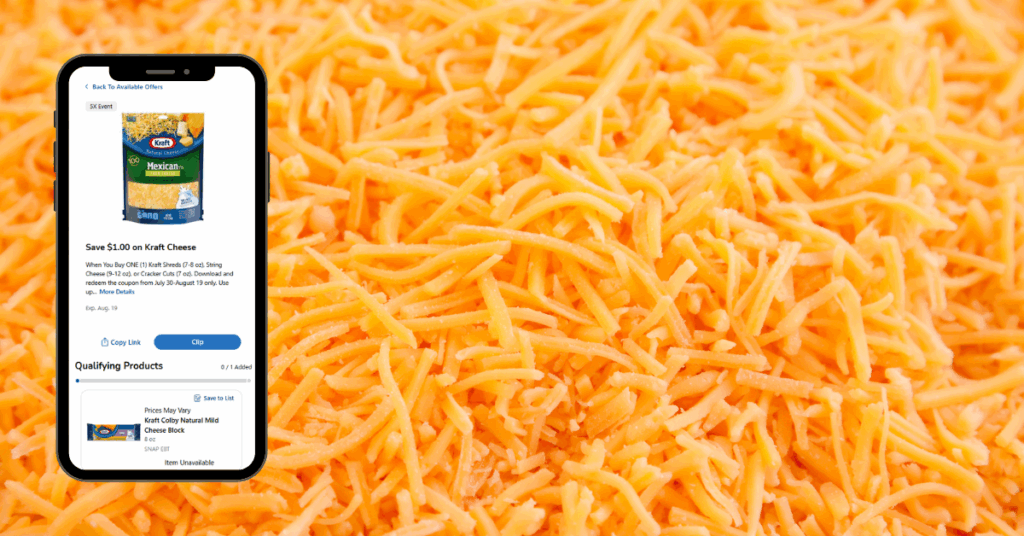 kraft shredded cheese