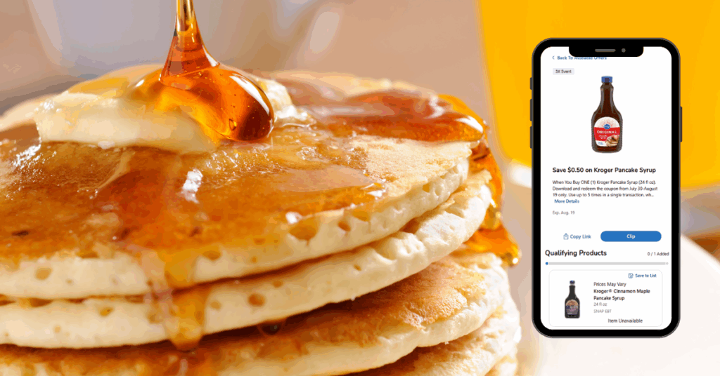 kroger pancake syrup