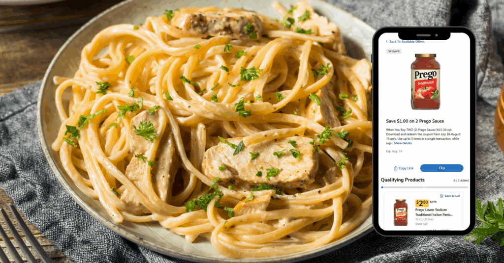 prego pasta sauce digital