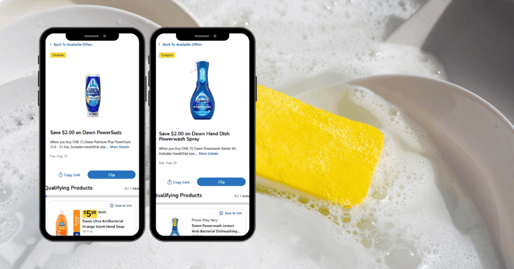 dawn powerwash and dish detergent