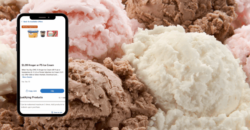 kroger and ps ice cream