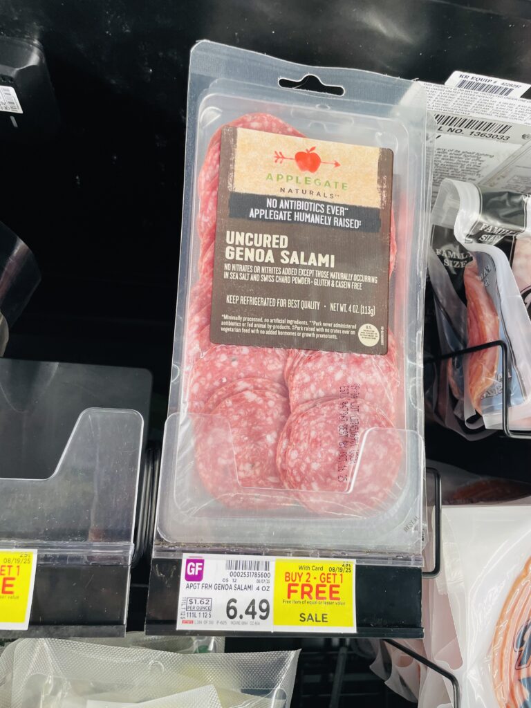 applegate lunch meat kroger shelf image (1)