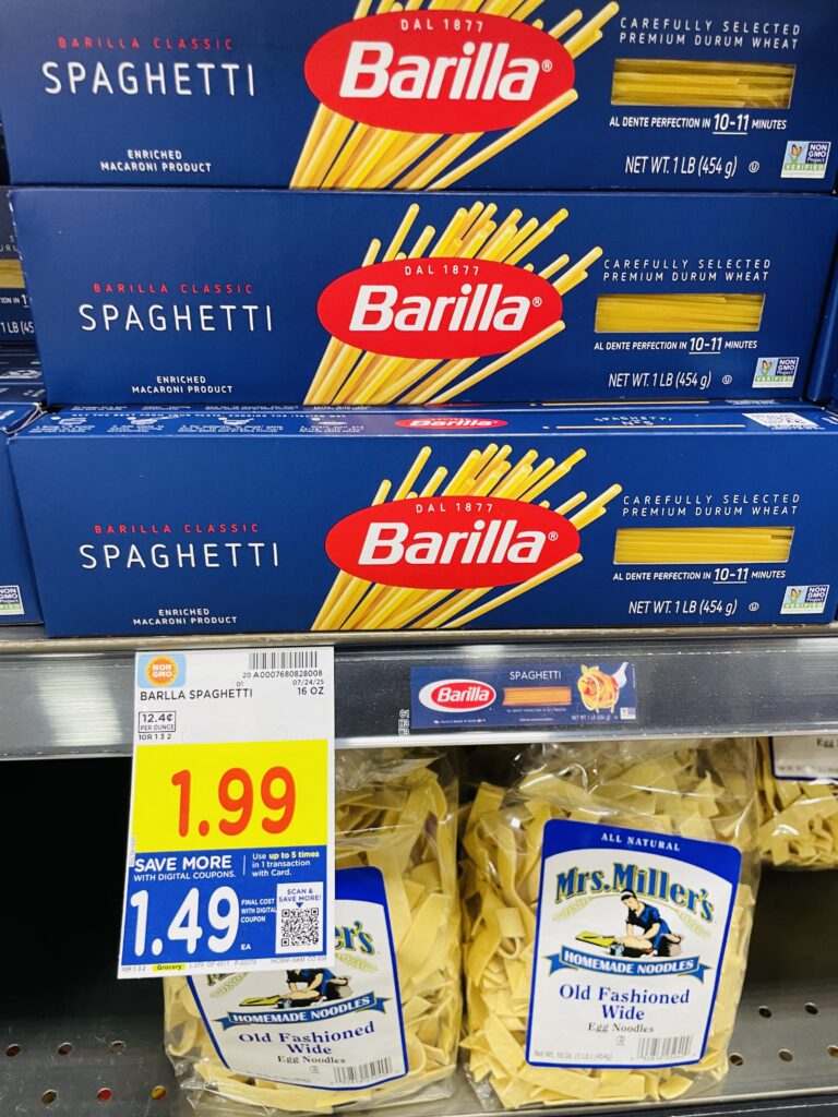 barilla pasta kroger shelf image (1)