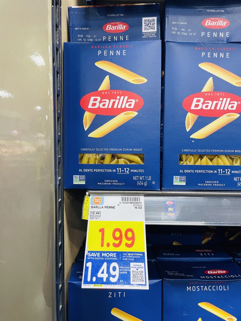 barilla pasta kroger shelf image (1)