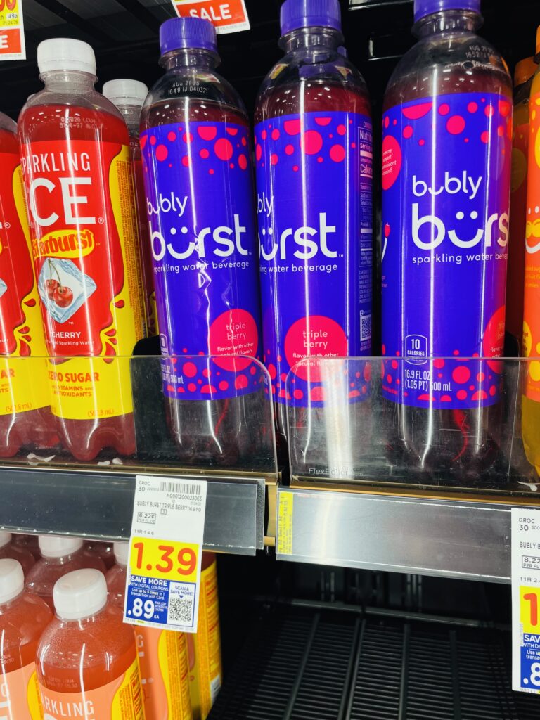 bubly burst (1) kroger shelf image