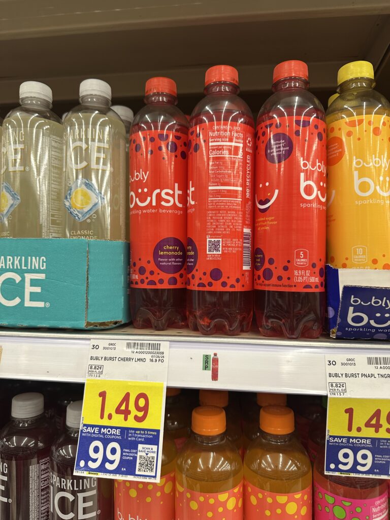 bubly burst (1) kroger shelf image