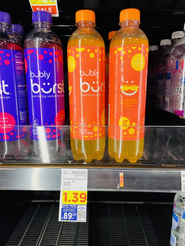 bubly burst (1) kroger shelf image