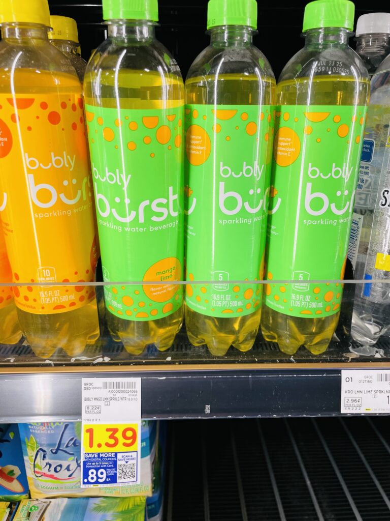 bubly burst (1) kroger shelf image