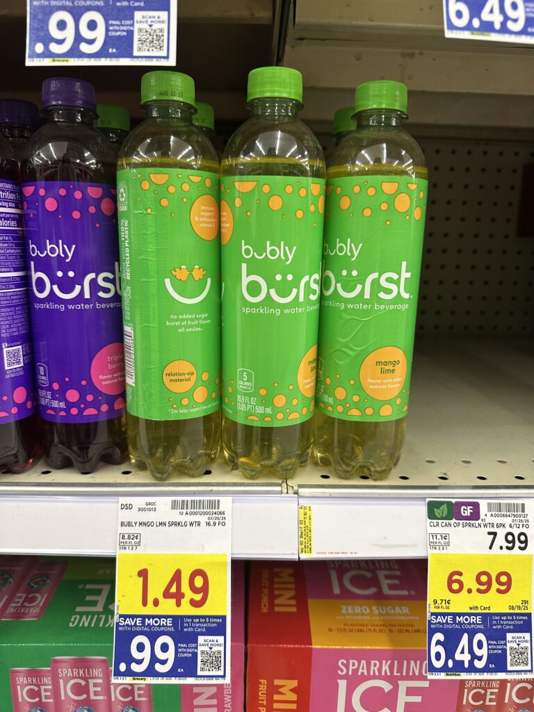 bubly burst (1) kroger shelf image