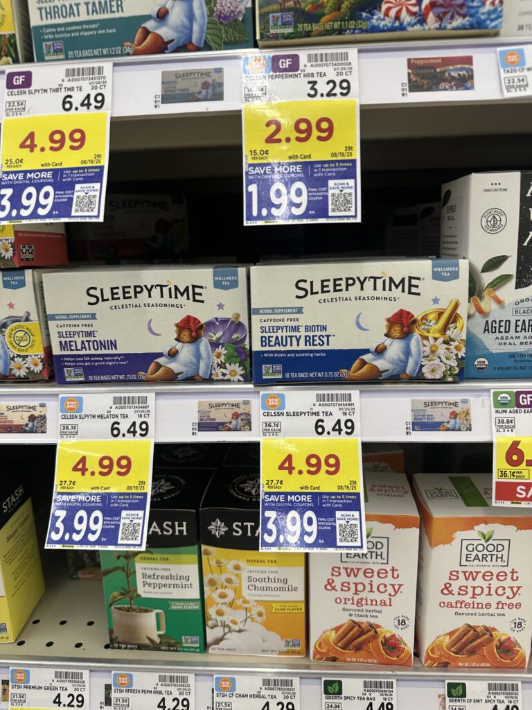 celestial tea kroger shelf image (1)