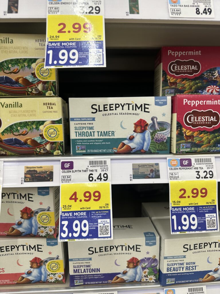 celestial tea kroger shelf image (1)
