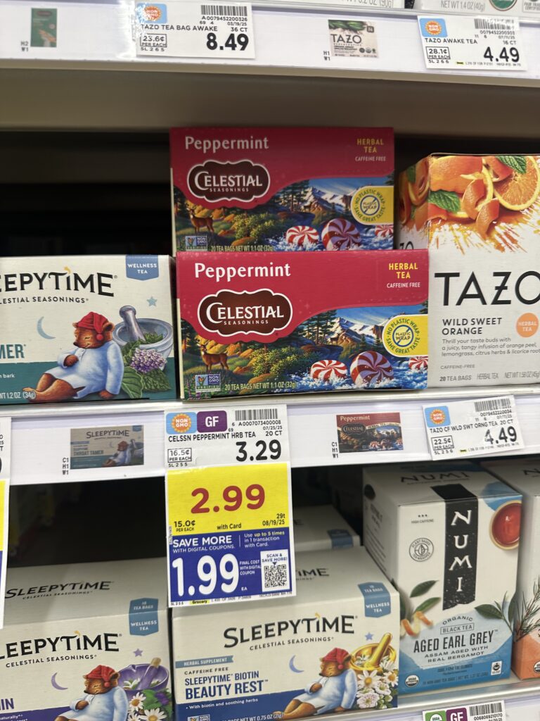 celestial tea kroger shelf image (1)