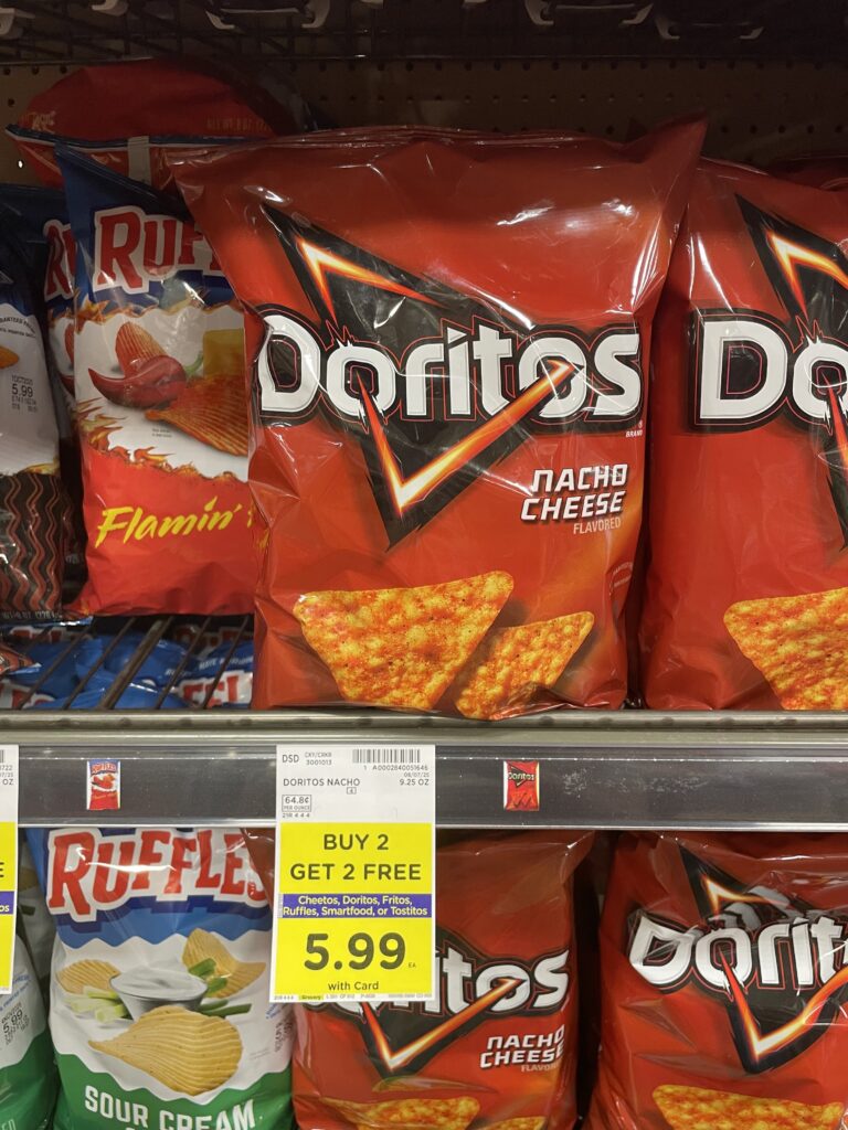 cheetos doritos and ruffles kroger shelf image (11)
