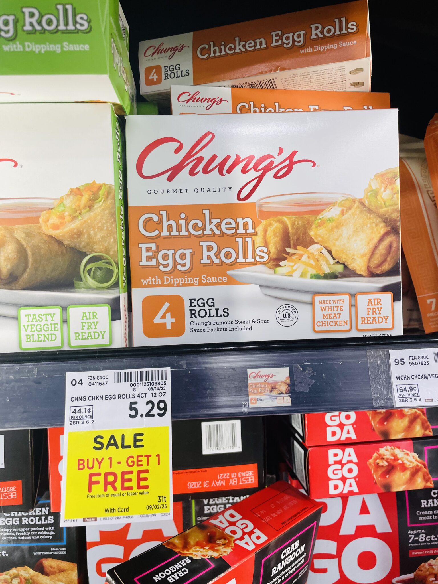 Chung's Egg Rolls are B1G1 FREE! - Kroger Krazy