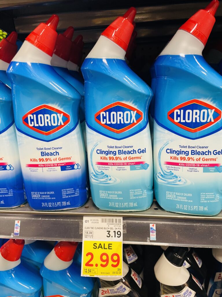 clorox toilet bowl cleaner kroger shelf image (1)