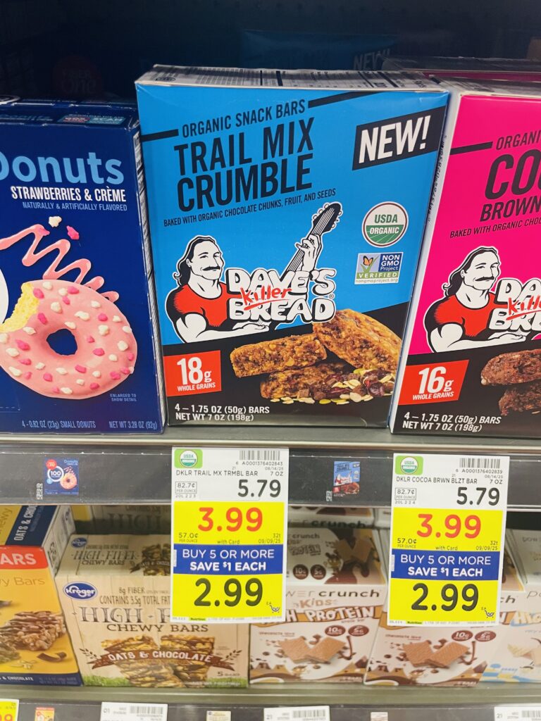dave's killer bread bars kroger shelf image (1)