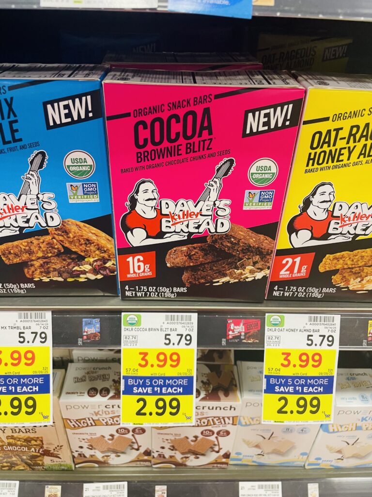 dave's killer bread bars kroger shelf image (1)