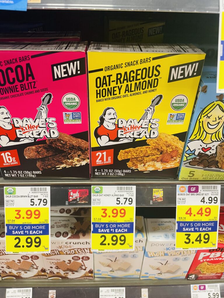 dave's killer bread bars kroger shelf image (1)