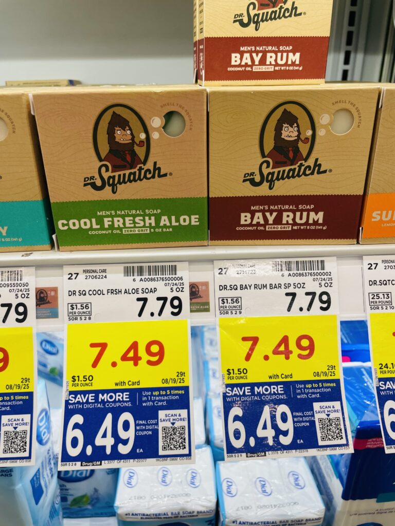 dr squatch bar soap kroger shelf image (1)