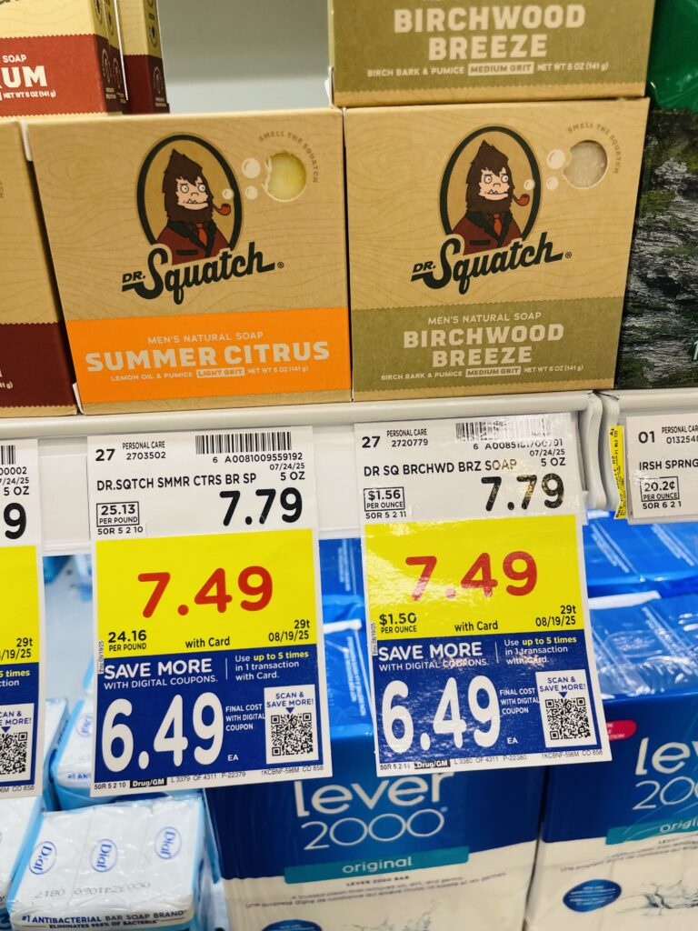 dr squatch bar soap kroger shelf image (1)