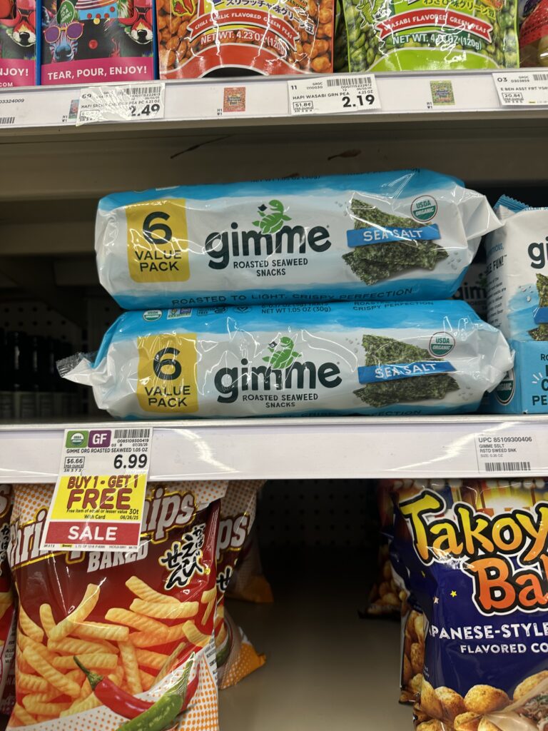 gimme seaweed kroger shelf image