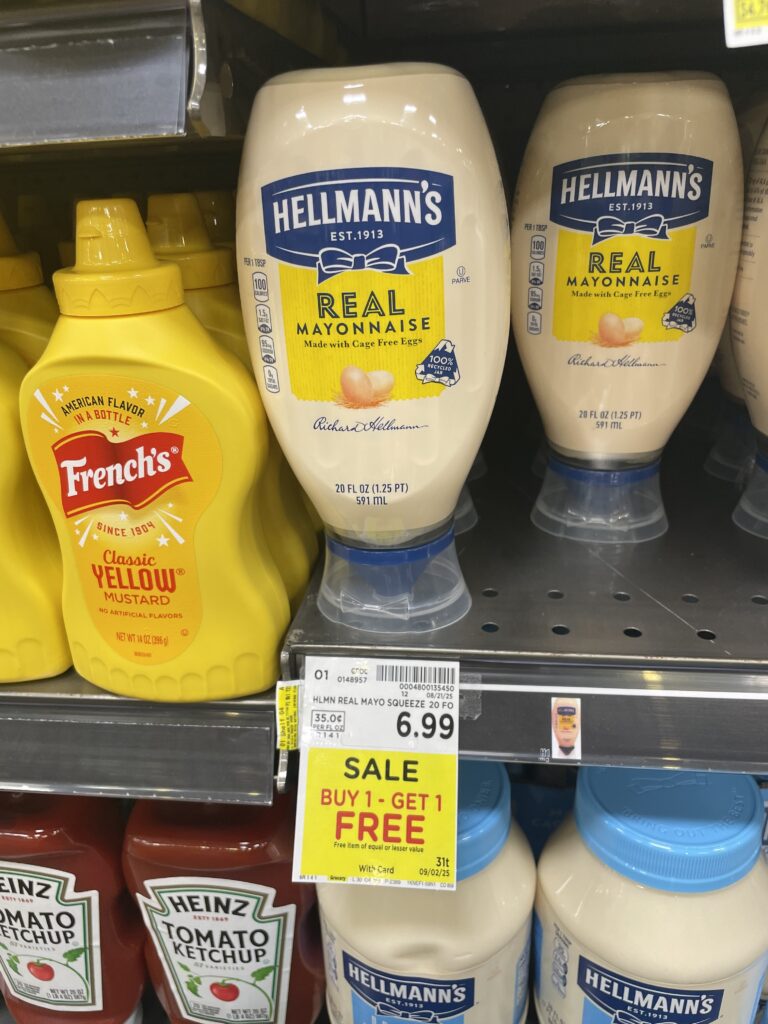 hellmann's mayo kroger shelf image (1)