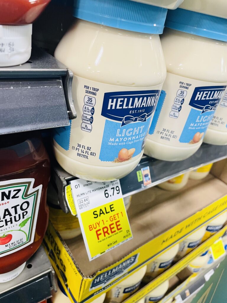 hellmann's mayo kroger shelf image (1)