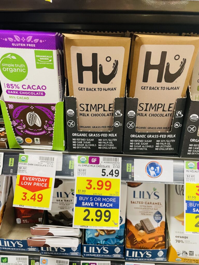 hu chocolate bars kroger shelf image (1)