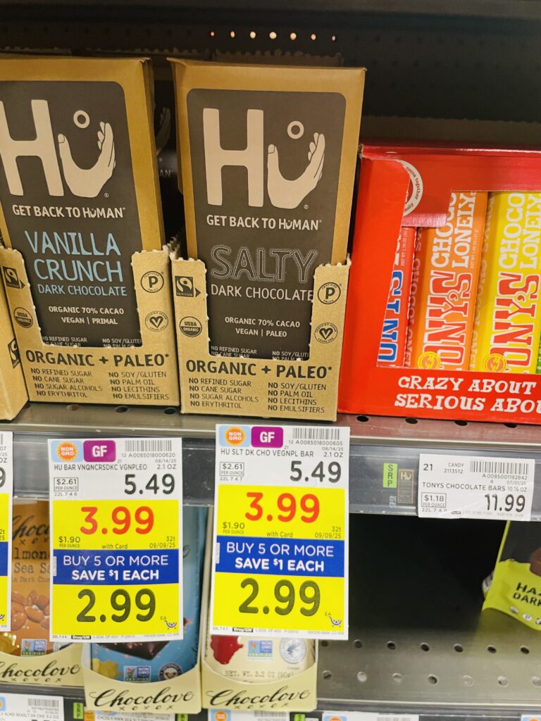 hu chocolate bars kroger shelf image (1)