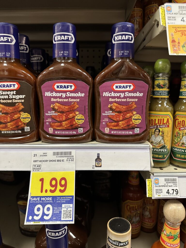 kraft bbq sauce kroger shelf image (1)