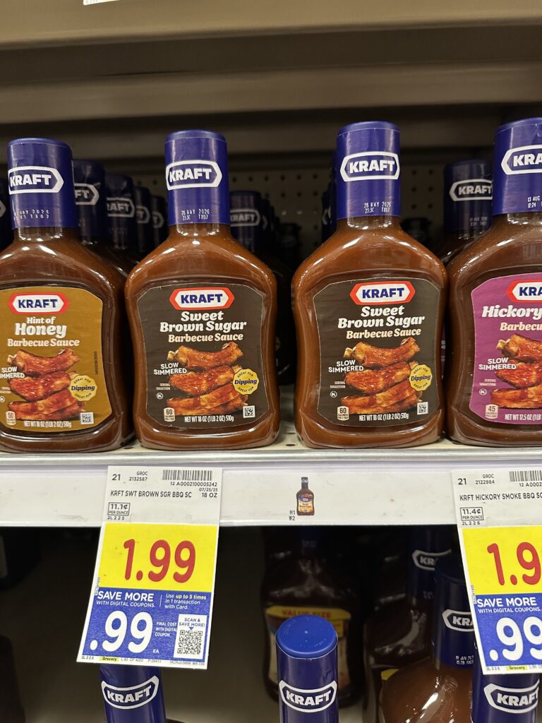 kraft bbq sauce kroger shelf image (1)