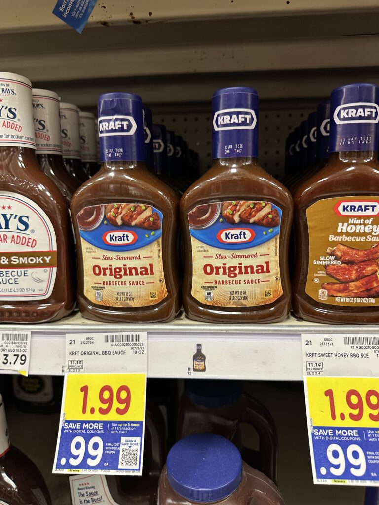 kraft bbq sauce kroger shelf image (1)