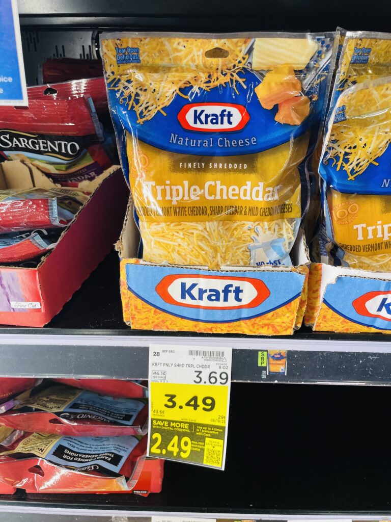 kraft shredded cheese kroger shelf image (1)