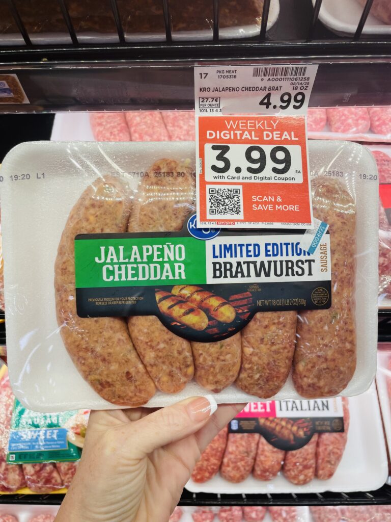 kroger dinner sausage shelf image (1)
